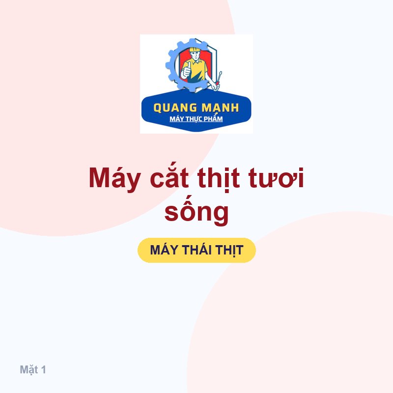 Máy cắt thịt tươi sống