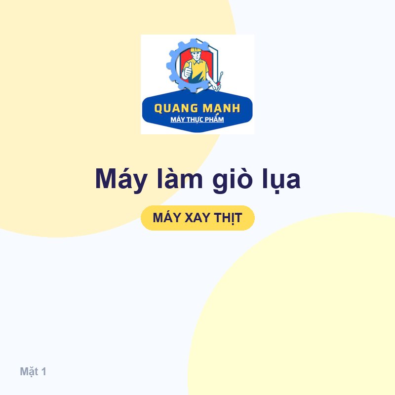 Máy làm giò lụa