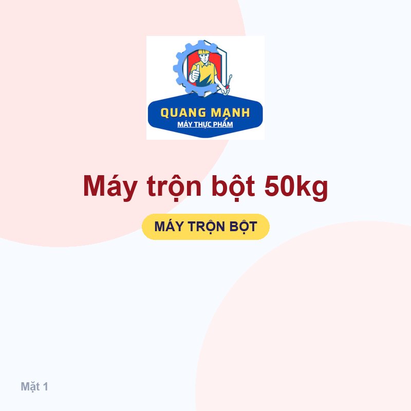 Máy trộn bột 50kg