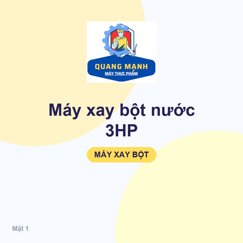 Máy xay bột nước 3HP
