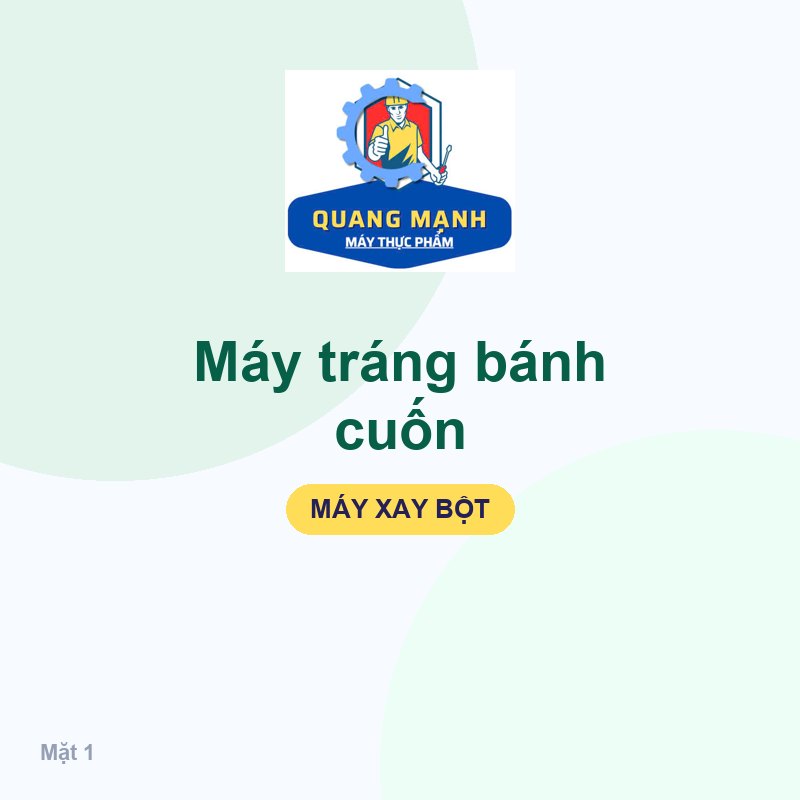 Máy tráng bánh cuốn