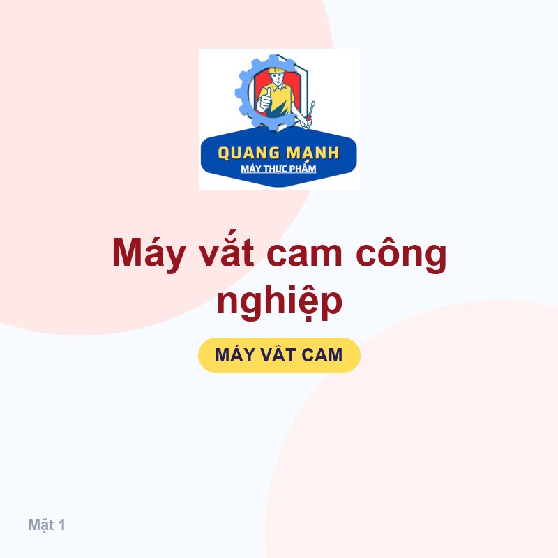 Máy vắt cam công nghiệp