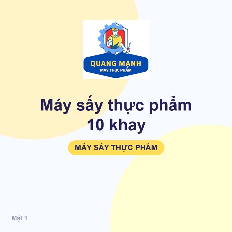 Máy sấy thực phẩm 10 khay