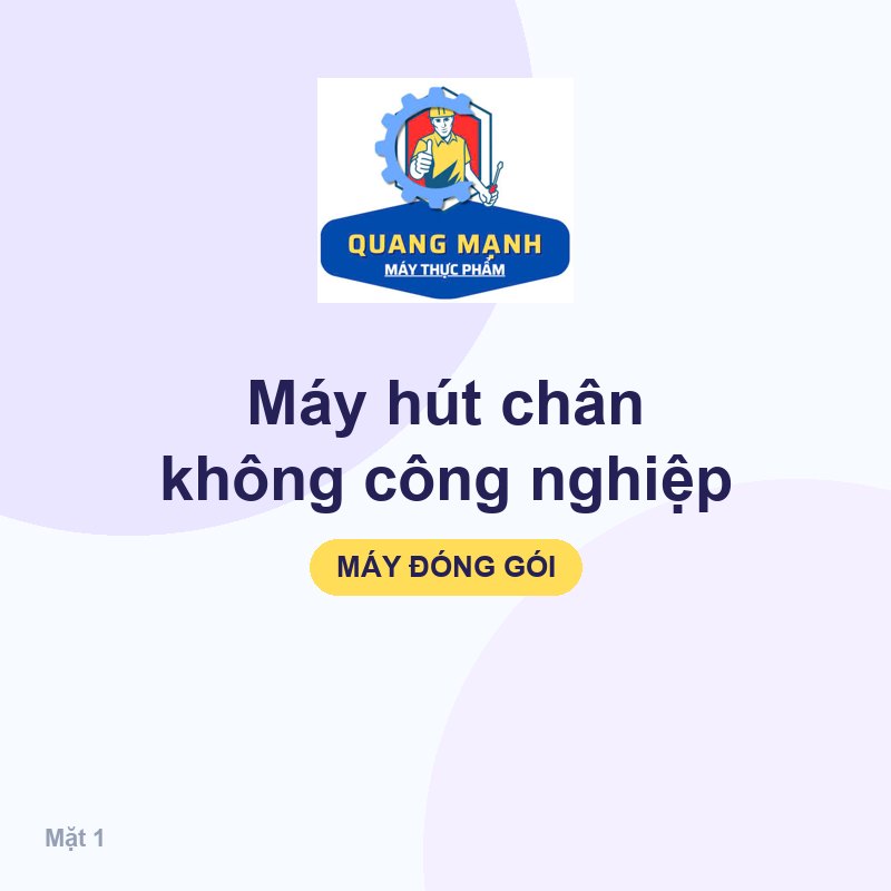 Máy hút chân không công nghiệp