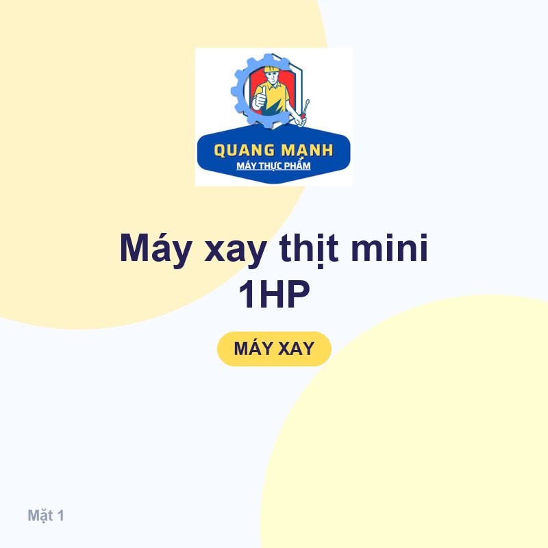 Máy xay thịt mini 1HP