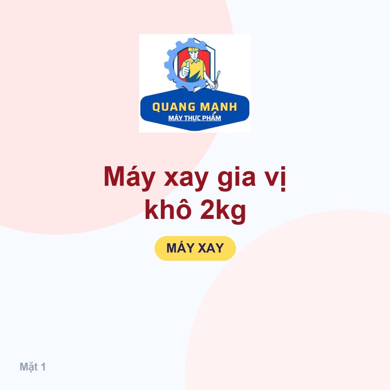 Máy xay gia vị khô 2kg