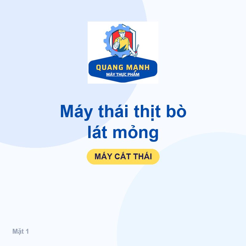 Máy thái thịt bò lát mỏng