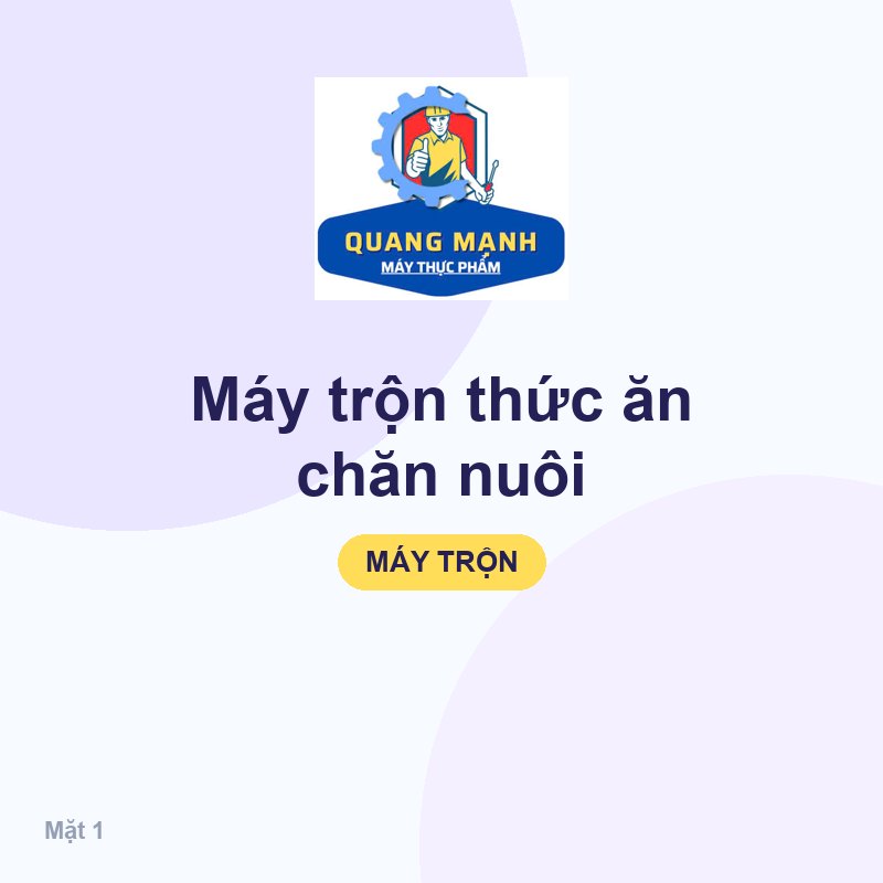 Máy trộn thức ăn chăn nuôi