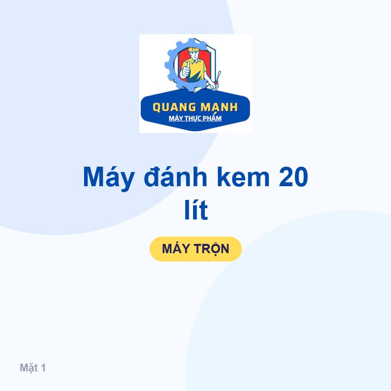 Máy đánh kem 20 lít