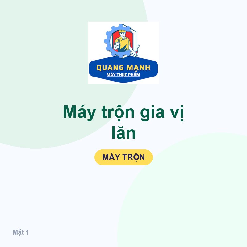 Máy trộn gia vị lăn