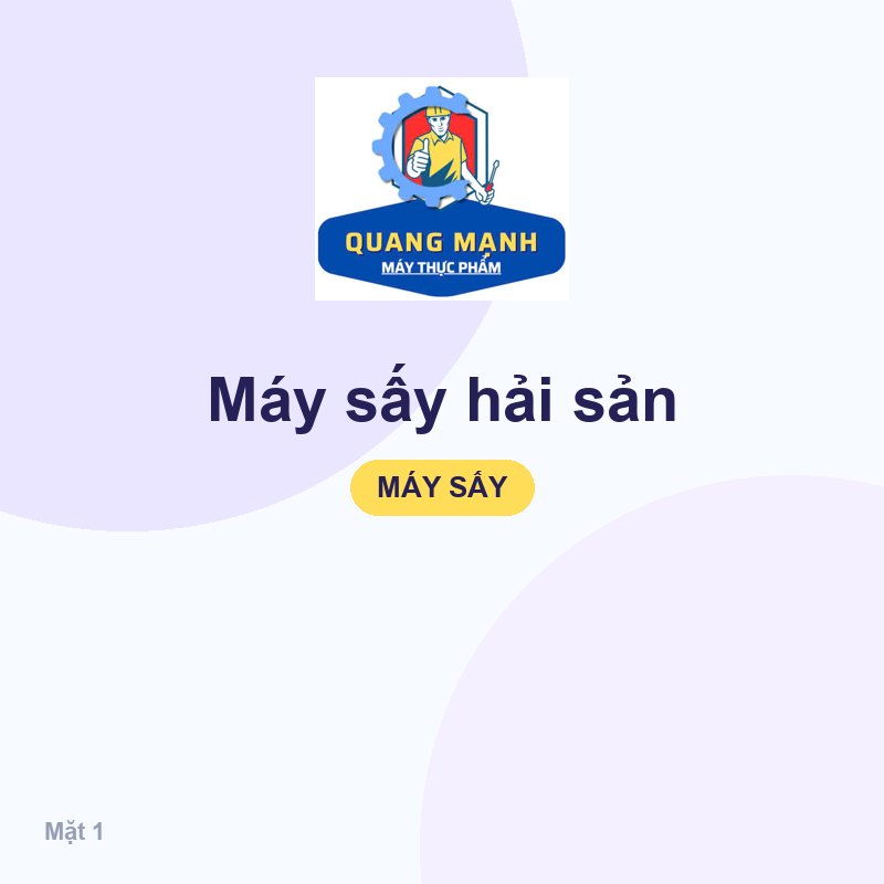 Máy sấy hải sản