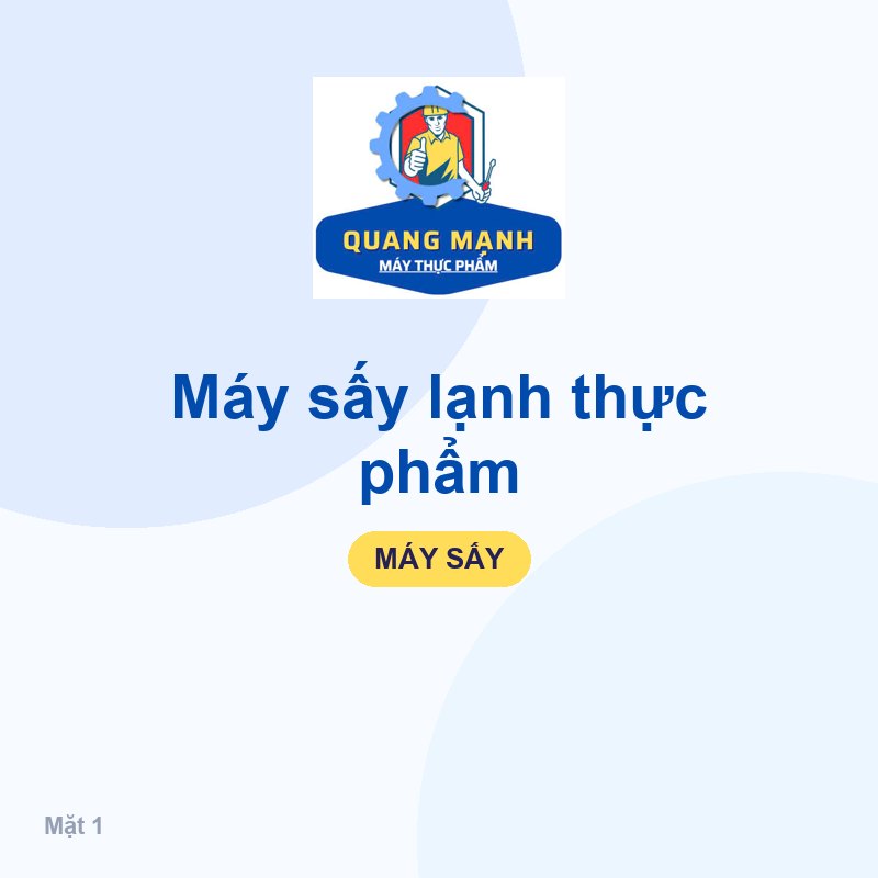 Máy sấy lạnh thực phẩm