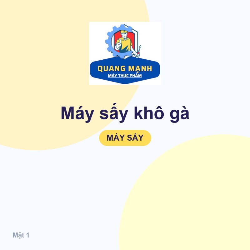 Máy sấy khô gà
