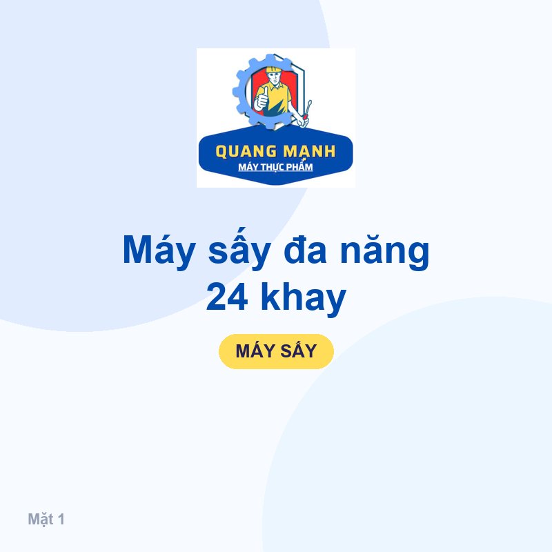 Máy sấy đa năng 24 khay