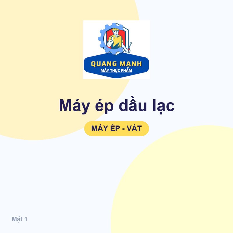 Máy ép dầu lạc