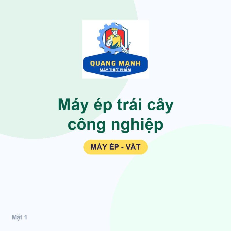 Máy ép trái cây công nghiệp
