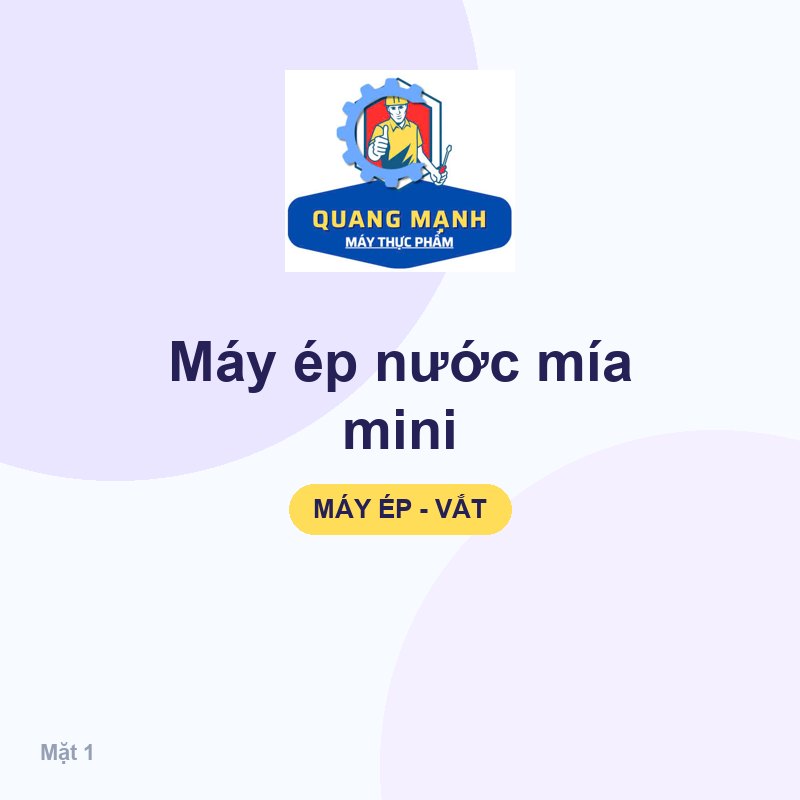 Máy ép nước mía mini