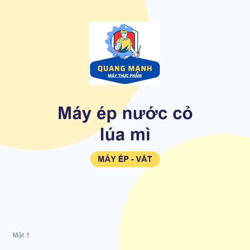 Máy ép nước cỏ lúa mì