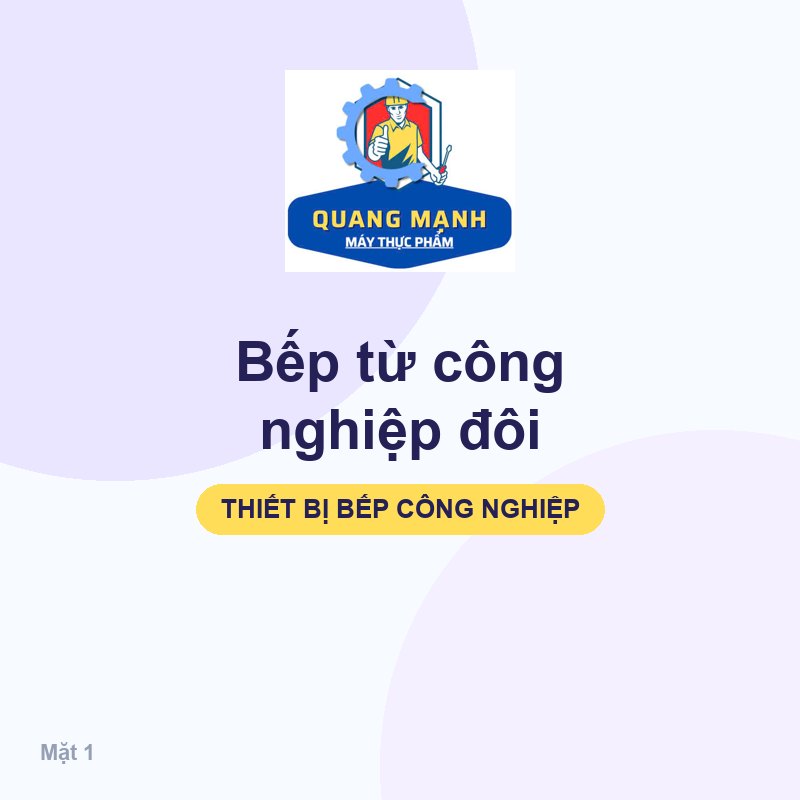 Bếp từ công nghiệp đôi