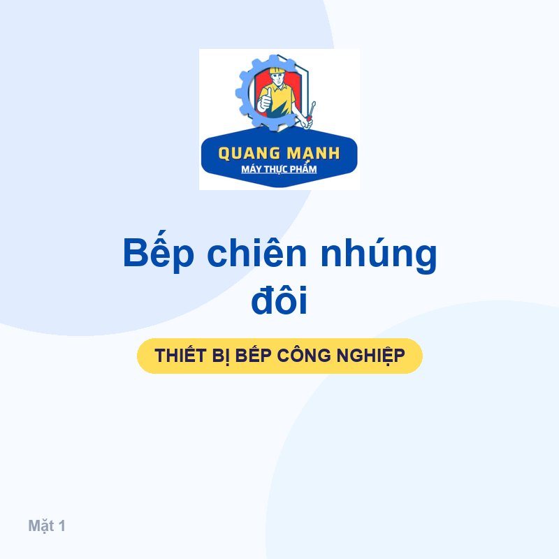 Bếp chiên nhúng đôi