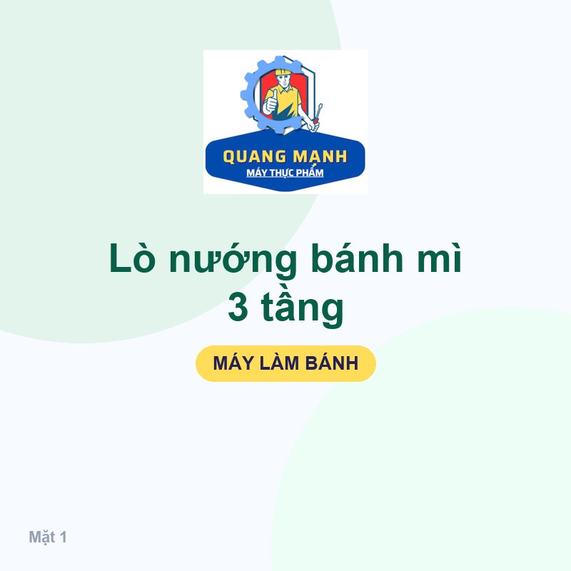 Lò nướng bánh mì 3 tầng
