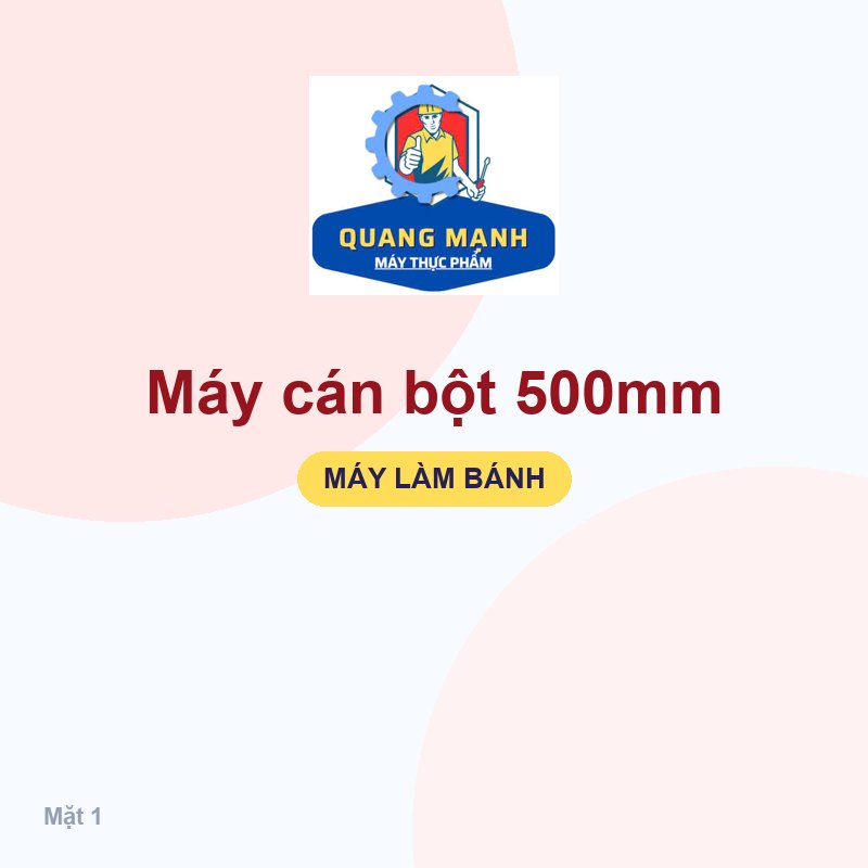 Máy cán bột 500mm