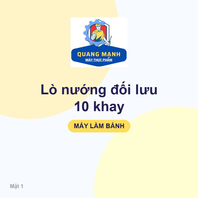 Lò nướng đối lưu 10 khay
