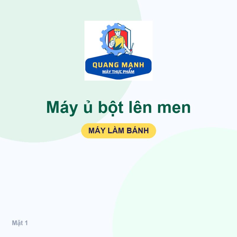Máy ủ bột lên men