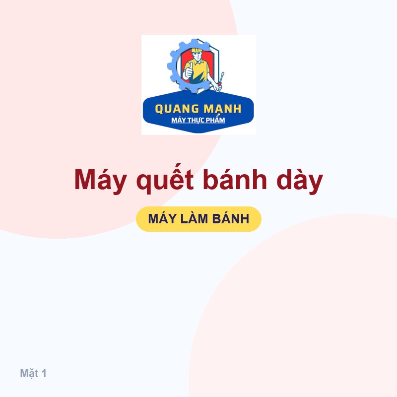 Máy quết bánh dày