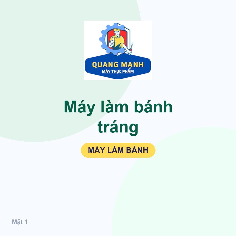 Máy làm bánh tráng