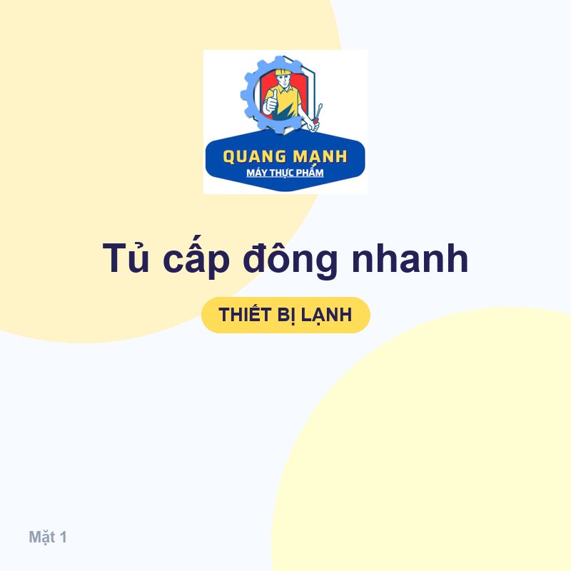 Tủ cấp đông nhanh