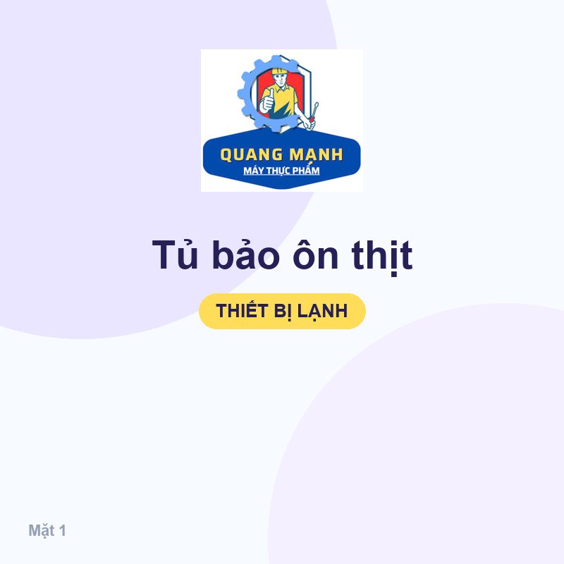 Tủ bảo ôn thịt