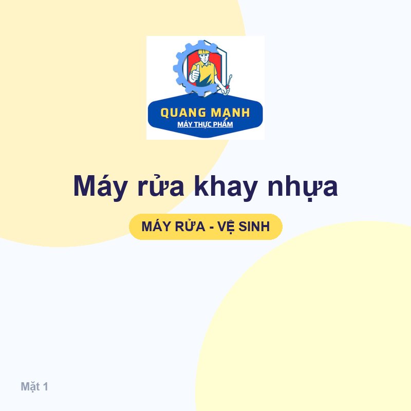 Máy rửa khay nhựa