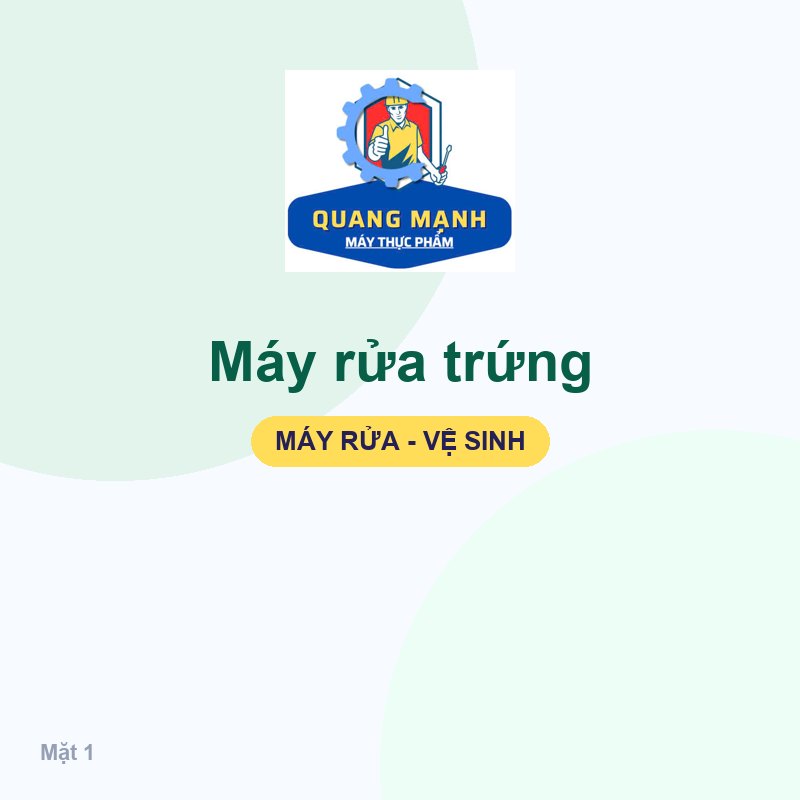 Máy rửa trứng