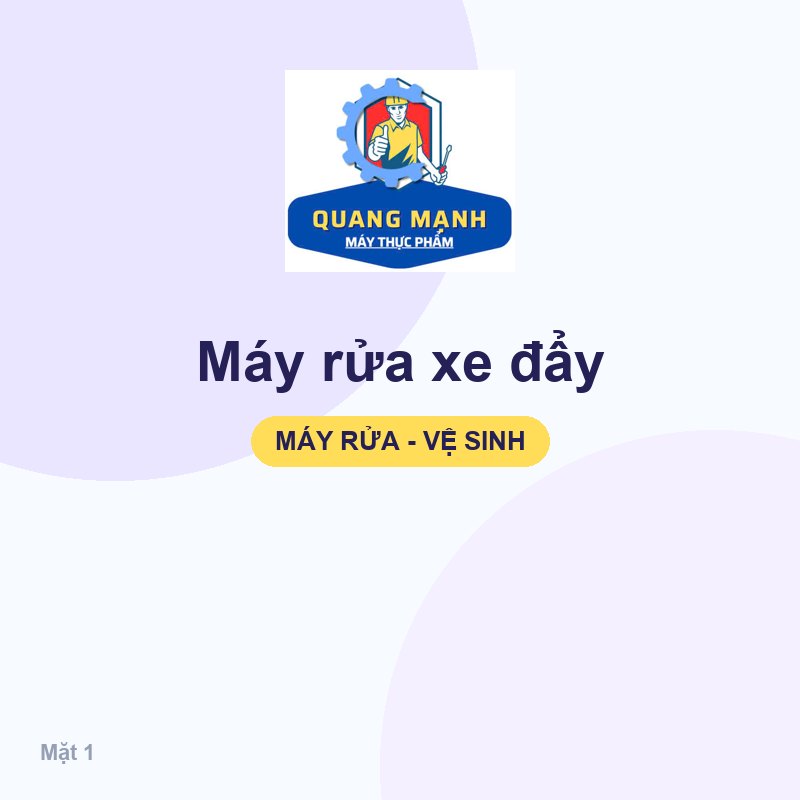 Máy rửa xe đẩy