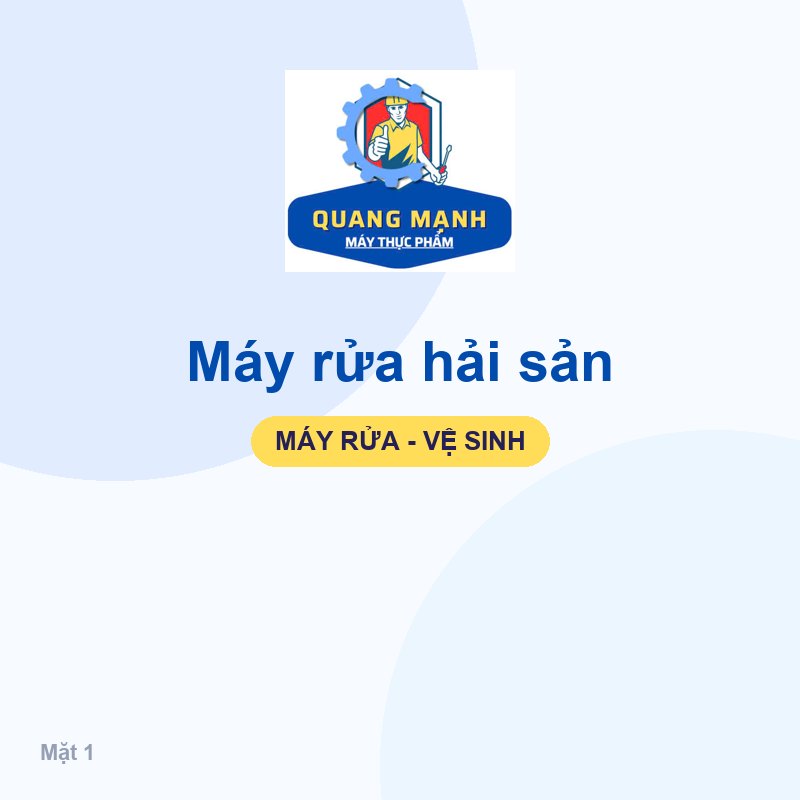 Máy rửa hải sản