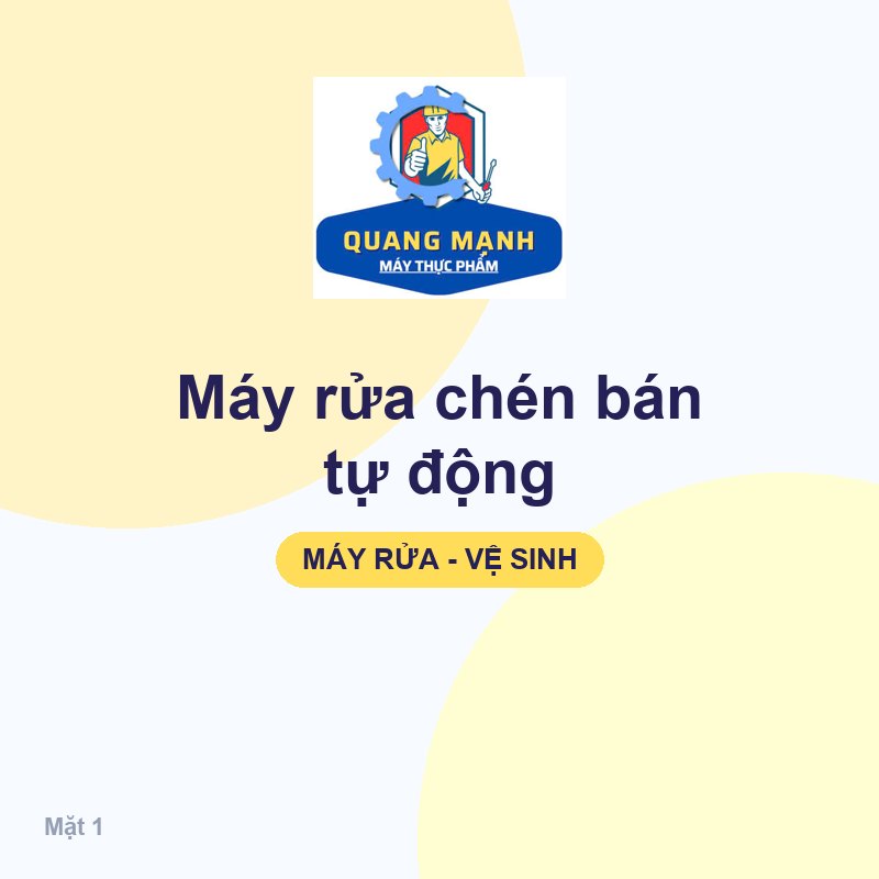 Máy rửa chén bán tự động