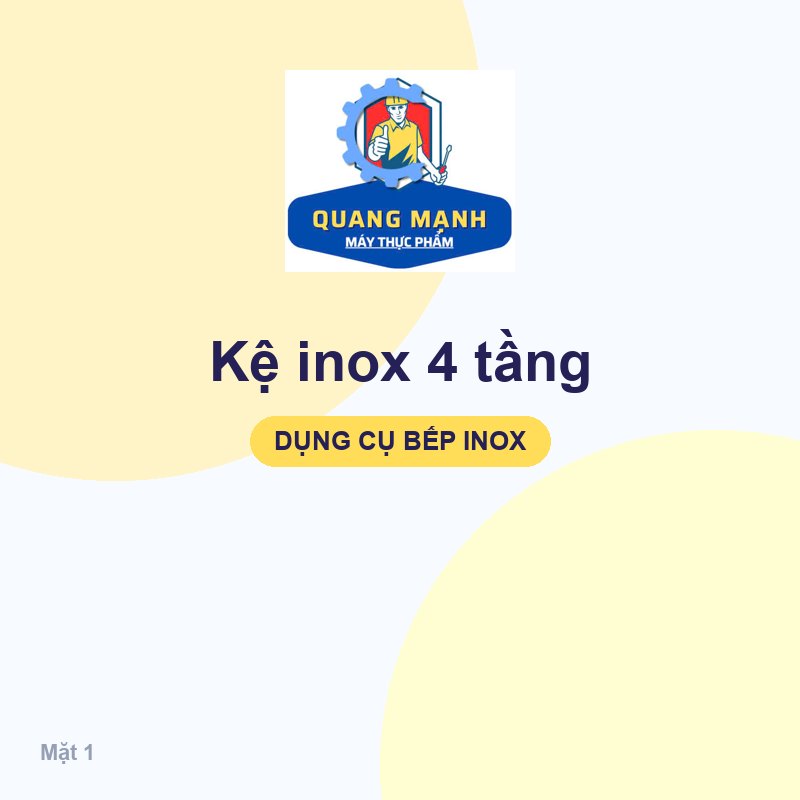 Kệ inox 4 tầng
