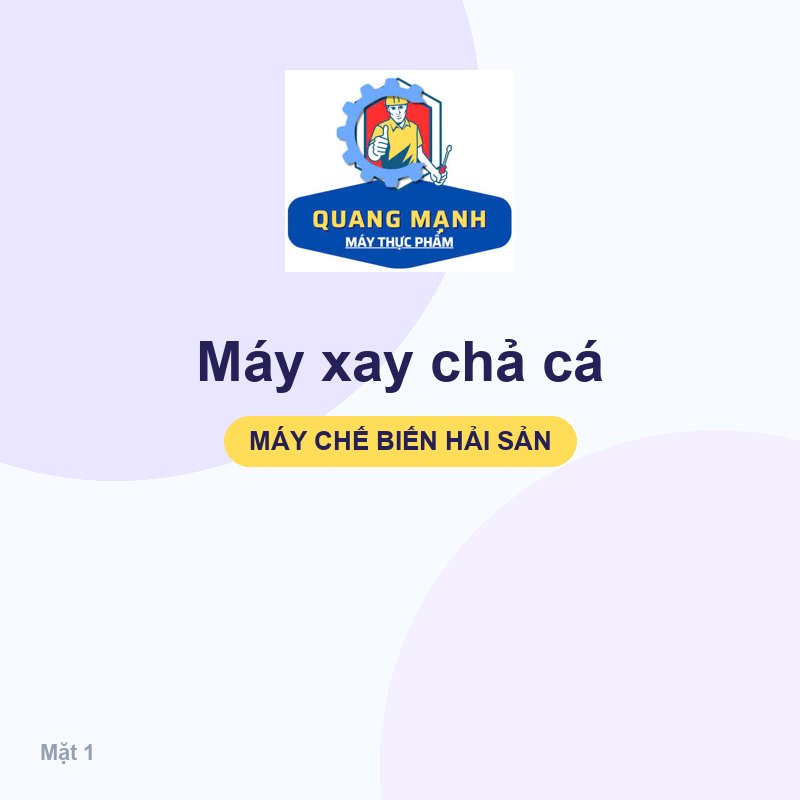 Máy xay chả cá