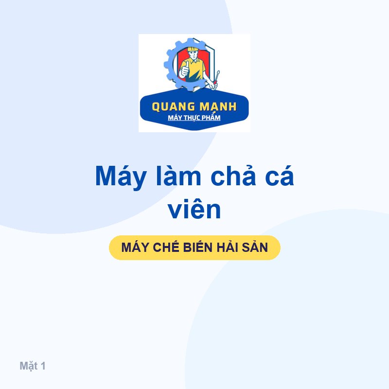 Máy làm chả cá viên